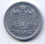 Monaco 2 Francs 1943, Postzegels en Munten, Munten | Europa | Niet-Euromunten, Ophalen of Verzenden, Overige landen