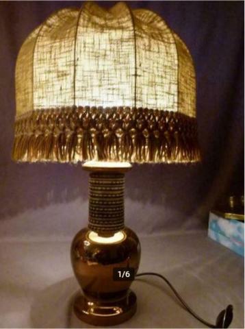 vintage tafellamp keramiek Bitossi Bergboms 60er mid-century beschikbaar voor biedingen
