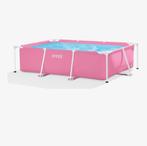 Intex opzetzwembad roze + zandfilterpomp+ dompelpomp, Tuin en Terras, Ophalen, Zo goed als nieuw, Opzetzwembad, Rechthoekig