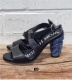 WON HUNDRED - Prachtige leren pumps maat 38 - Als nieuw, Kleding | Dames, Schoenen, Pumps, Zwart, Ophalen of Verzenden, Zo goed als nieuw