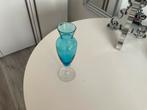 Mooie Murano vaas - Blauw glas, Ophalen, Blauw, Minder dan 50 cm, Glas