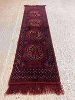 Vintage Perzische loper tapijt rood blauw 137/37, Antiek en Kunst, Antiek | Kleden en Textiel, Ophalen of Verzenden