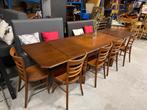 Uitschuifbare eettafel 305/215/130 X 85 cm eet tafel, Gebruikt, 200 cm of meer, Vijf personen of meer, Rechthoekig