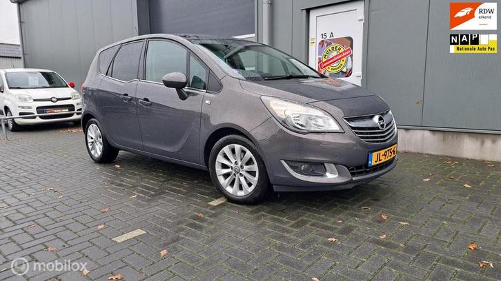 Opel Meriva 1.4 Turbo Cosmo HOOGZITTER!, Auto's, Opel, Bedrijf, Te koop, Meriva, ABS, Airbags, Airconditioning, Alarm, Centrale vergrendeling