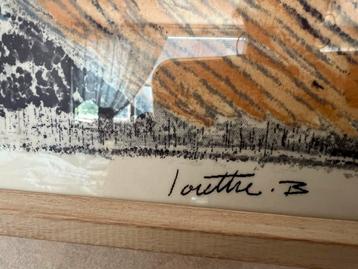 Abstract Schilderij - Gesigneerd beschikbaar voor biedingen