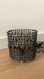 Leuke tafellamp ibiza style zwarte kralen, Ophalen, Gebruikt, Minder dan 50 cm