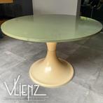 Vintage ronde tafel eettafel tulpvoet dining table space age, Ophalen, Huis en Inrichting