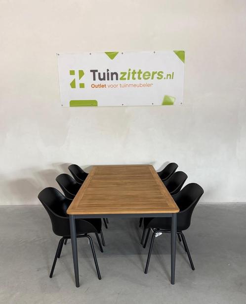 Hartman Rondo Elegance 7-Delige Dining Set | Stijlvol & Mode, Tuin en Terras, Tuinsets en Loungesets, Nieuw, Tuinset, Hardhout