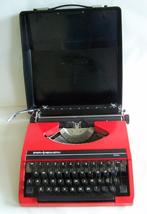 Hele mooie vintage rode Sperry Remington Idol typemachine., Diversen, Typemachines, Ophalen of Verzenden, Zo goed als nieuw