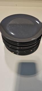 Set grijze borden, Huis en Inrichting, Keuken | Servies, Ophalen, Gebruikt, Keramiek, Bord(en)