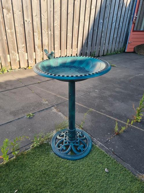 Vogelbad kunststof ZGAN!, Tuin en Terras, Vogelhuisjes en Vogelbaden, Zo goed als nieuw, Ophalen of Verzenden