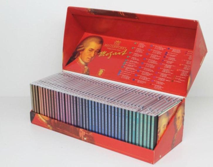 Mozart - The Masterworks - 40 CD Box (ZGAN), Cd's en Dvd's, Cd's | Klassiek, Zo goed als nieuw, Overige typen, Classicisme, Boxset