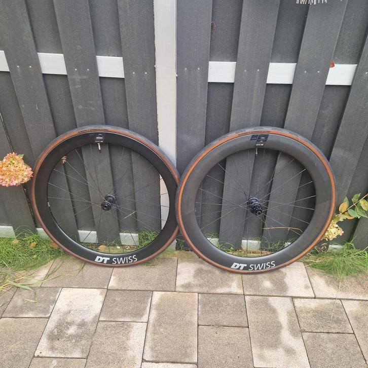 DT Swiss ARC 1600 dicut 62/50mm ,mooie en snelle set wielen, Fietsen en Brommers, Fietsonderdelen, Zo goed als nieuw, Racefiets