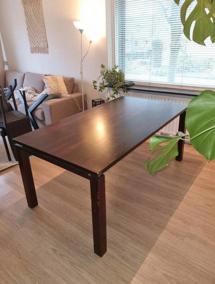 Lundia Houten Eettafel of bureau - Opknapper, Huis en Inrichting, Tafels | Eettafels, Gebruikt, 50 tot 100 cm, 150 tot 200 cm