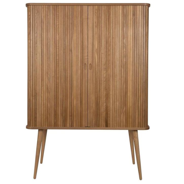 Zuiver Barbier Opbergkast - Lichtbruin - Was €1269 nu,, Huis en Inrichting, Kasten | Buffetkasten, Zo goed als nieuw, 100 tot 150 cm