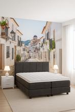 Boxspring Elektrisch 180x210 Grijs Direct leverbaar E-7197, Huis en Inrichting, Slaapkamer | Boxsprings, #Boxspring#210cm#Elektrisch#Antraciet#2-persoons