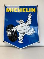 MICHELIN banden emaille reclamebord, Reclamebord, Gebruikt, Ophalen of Verzenden