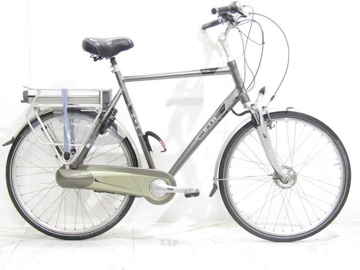Rih Omega grijs heren 65cm 28inch, Fietsen en Brommers, Elektrische fietsen, Gebruikt, Overige merken, 59 cm of meer