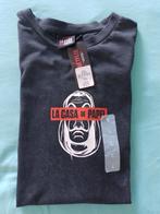 T-shirt La casa de Papel - nieuwstaat incl label maat L, Ophalen of Verzenden, Nieuw, Maat 52/54 (L), Grijs