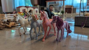 4 Schleich Bayala veulens beschikbaar voor biedingen