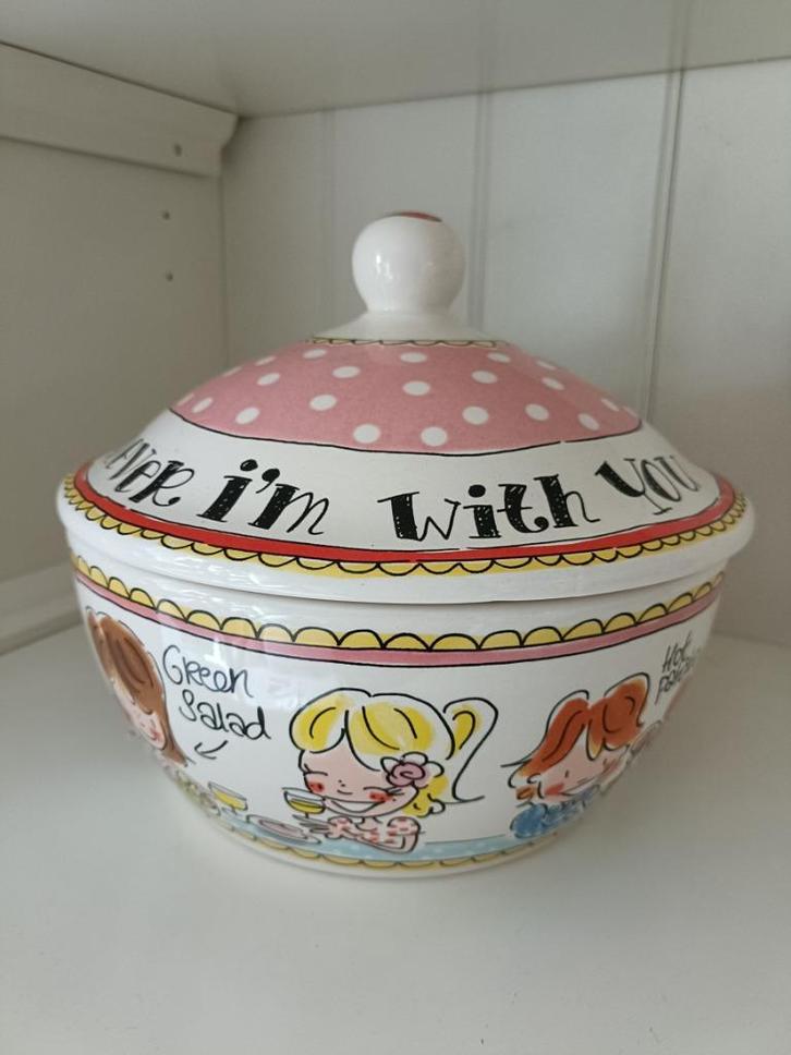 Blond Amsterdam schaal met deksel, Huis en Inrichting, Woonaccessoires | Overige, Nieuw, Ophalen of Verzenden