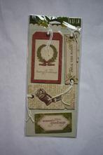 Labels kerst e.a., Hobby en Vrije tijd, Scrapbooking, Verzenden, Nieuw, Versiering of Embellishment, Overige merken
