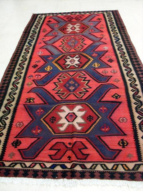 Perzische tapijt Kazak kelim 295 x 147/kleed/Loper/Oosterse, Huis en Inrichting, Stoffering | Tapijten en Kleden, 100 tot 150 cm
