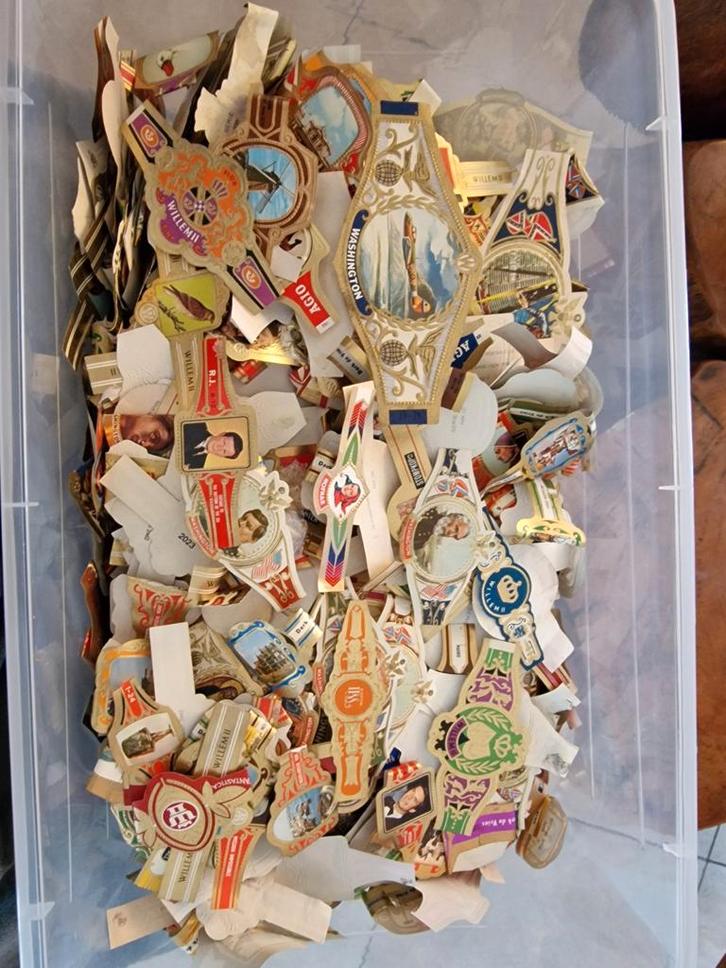 Vintage Sigarenbandjes Verzameling, Verzamelen, Overige Verzamelen, Gebruikt, Ophalen of Verzenden