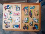 2 houten kinder puzzles, Ophalen of Verzenden, Zo goed als nieuw