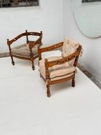 2 Giorgetti Fauteuils jaren 70 Italie design Nurigarage, Ophalen, Gebruikt, Stof, Italiaans design