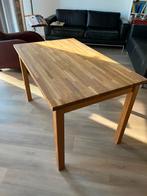 Kleine massief eikenhouten eettafel, Huis en Inrichting, Tafels | Eettafels, Ophalen, 100 tot 150 cm, 50 tot 100 cm, Zo goed als nieuw
