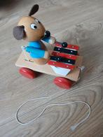 Houten trekfiguur - Muis met xylofoon, Ophalen of Verzenden