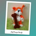 Nieuwe zelfgehaakte knuffel. Lief oranje hondje., Kinderen en Baby's, Speelgoed | Knuffels en Pluche, Ophalen of Verzenden, Zo goed als nieuw
