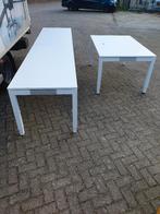 Pami Linqq wit design bureau (1x 160x100 en 1x 180x100), Postbus, Pami, In hoogte verstelbaar, Ophalen of Verzenden