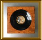 Oud lijstje miniatuur portret, Ophalen of Verzenden