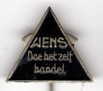 Speldje WENS DOE HET ZELF HANDEL ZWART (A8), Verzenden, Gebruikt, Overige onderwerpen