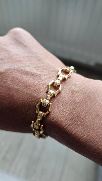 Als nieuw 18K 750 gouden armband 10,6 GRAM €925 beschikbaar voor biedingen