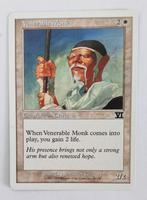 Venerable Monk Sixth Edition MTG Near Mint, Ophalen of Verzenden, Zo goed als nieuw, Losse kaart