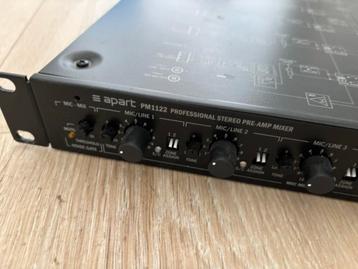 Apart PM1122 Voorversterker - Stereo Pre-Amp Mixer beschikbaar voor biedingen