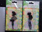 2X SILHOUET STEMPELS MEISJE VROUW JOY CRAFTS JOURNALING, Ophalen of Verzenden, Nieuw, Clearstamp