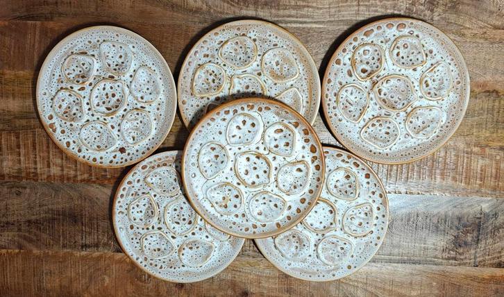 Prachtig vintage oesterbord Niderviller Majolica, Huis en Inrichting, Keuken | Servies, Bord(en), Overige stijlen, Ophalen of Verzenden