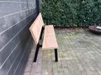 Mooi robuust eiken bankje, Ophalen of Verzenden, Zo goed als nieuw, Hout