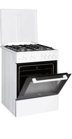 Beko FSM62010DW-NL, Ophalen, 4 kookzones, Zo goed als nieuw, Gas