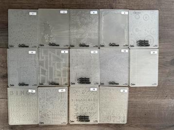 Sizzix Embossing Folders beschikbaar voor biedingen