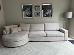 Beige Taupe Hoekbank & Love Seat - Comfortabel!, Ophalen, Gebruikt, 125 tot 150 cm, 300 cm of meer