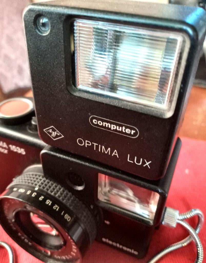 Agfa Optima Sensor 1535 + Optima flitser ***** conditie, Audio, Tv en Foto, Fotocamera's Analoog, Ophalen of Verzenden, Compact