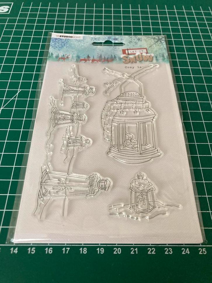 Studio Light Clear Stamp - Cozy Lanterns, Hobby en Vrije tijd, Stempelen, Nieuw, Clearstamp, Ophalen of Verzenden