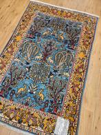 Handgeknoopt perzisch tapijt ghom met zijde 157x100, Info@SlatsAntiek.nl, Perzisch, Ophalen of Verzenden, Rechthoekig