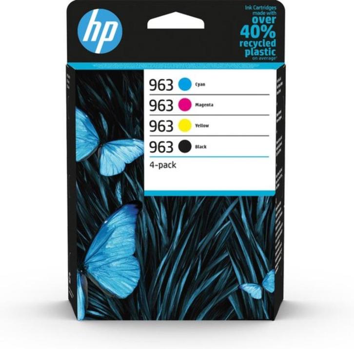 HP 963 Origineel inktcartridge Zwart, Cyaan, Magenta & Geel, Computers en Software, Printerbenodigdheden, Nieuw, Cartridge, Verzenden