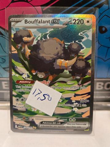 Bouffalant EX - Zeldzame Pokémonkaart! beschikbaar voor biedingen